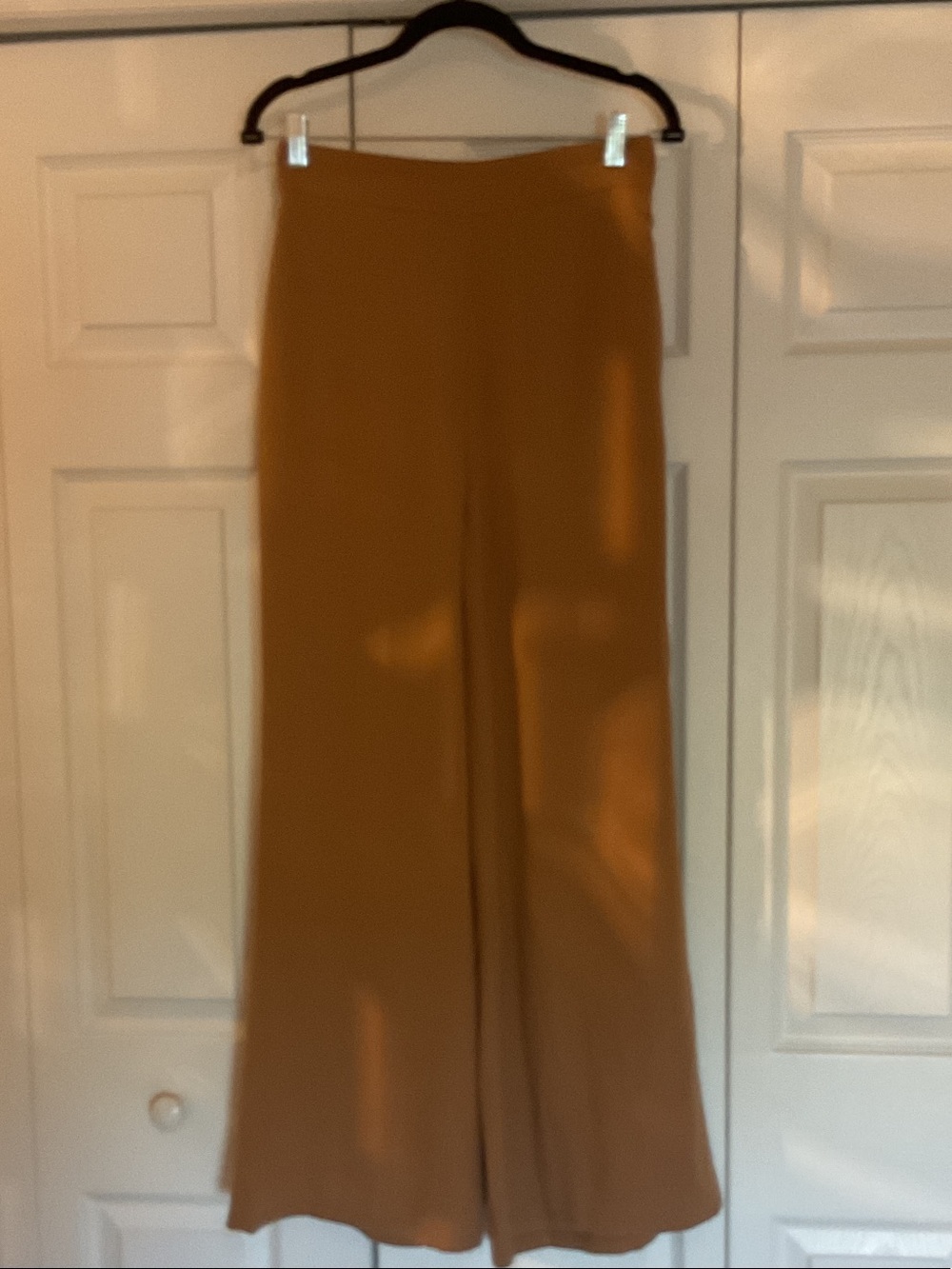 Leith Wide-Leg Pants in Camel Brown brand new